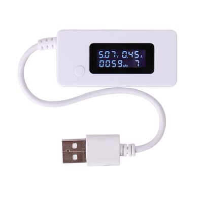 LCD USB Charger Capacity Current Voltage Tester Meter For ph