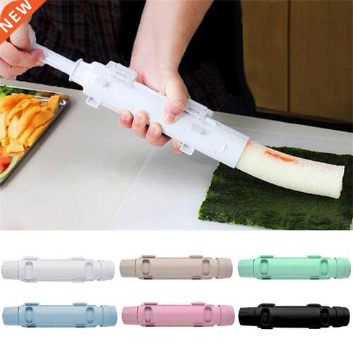 Quck Sush Machne Rce Roll Bazooka Mold Vegetable Meat Ro