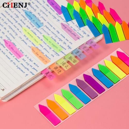 100 Sheets Fluorescence Self Adhesive Memo Pad Sticky Notes