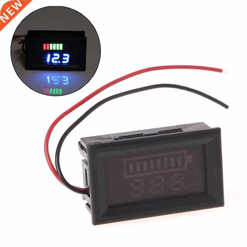 12V Lead-Acid Battery Power Capacity LED Indicator Voltmeter