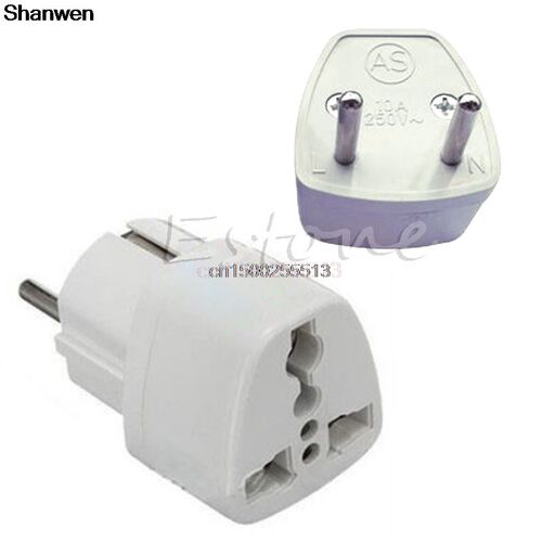 US AU UK to EU AC Power Universal Socket Plug Travel Charger