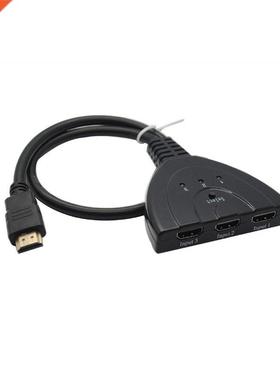 HDMI 3 in 1 Out Pigtail Adapter HDMI Auto Switch Extender Sw