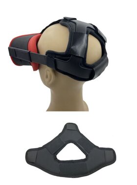 Non-slip VR Helmet Head Pressure-relieving Strap Foam Pad fo