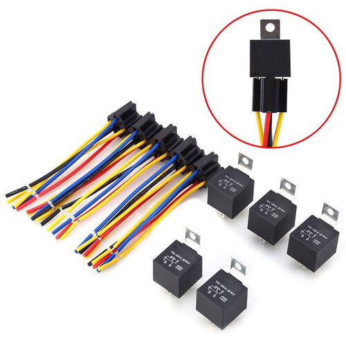 High Quality 12V/24V 30/40A Car Harness Car Auto Relay Socke