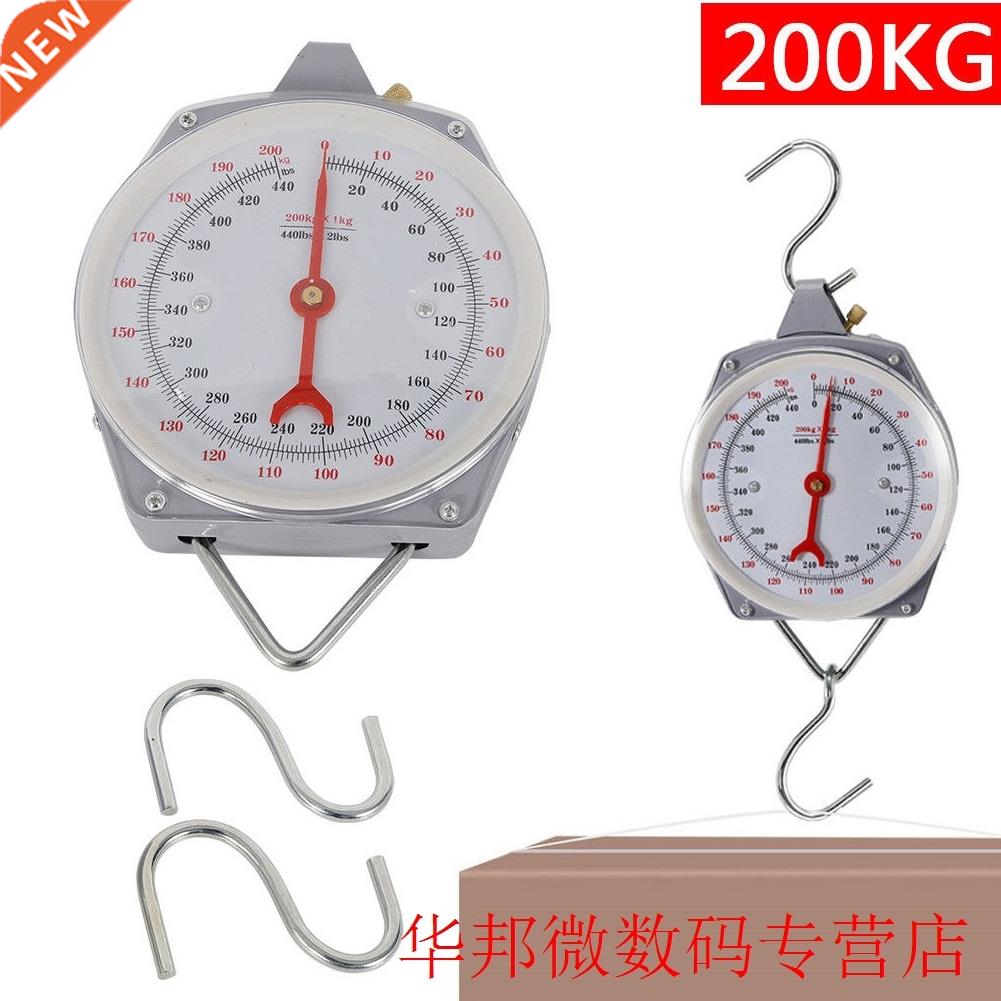 200Kg Heavy Duty Weighing Scales Home Easy Read Steel Hangin