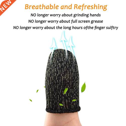 1 Pair Of Finger Sleeve Mobile Game Controller Anti-skid Swe
