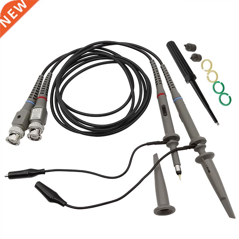 2Pcs P6100 Oscilloscope Scope Clip Probe 100MHz Analyzer All