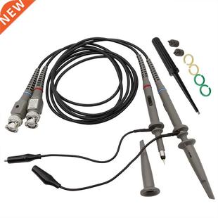 2Pcs P6100 Oscilloscope Scope Clip Probe 100MHz Analyzer All