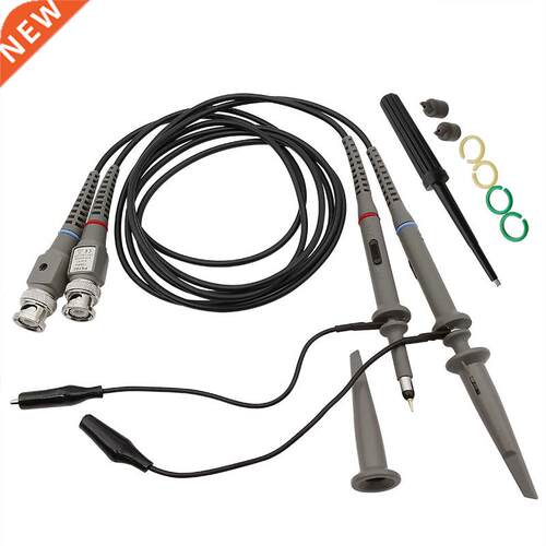 2Pcs P6100 Oscilloscope Scope Clip Probe 100MHz Analyzer All