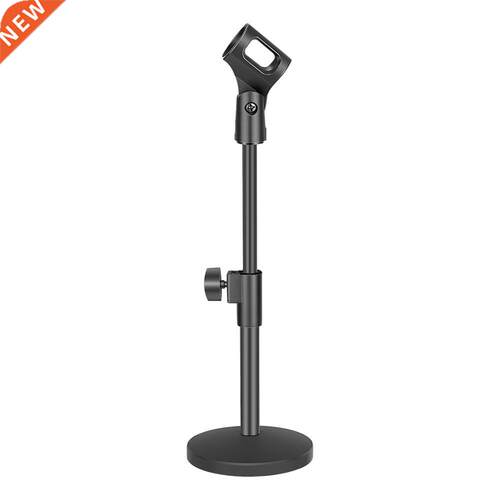pgraded Adjustable Desktop Microphone Stand Table Mic Stands