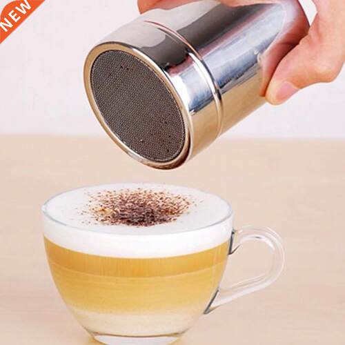 Classic Chocolate Sugar Shaker Cocoa Flour Coffee Sifter Dus