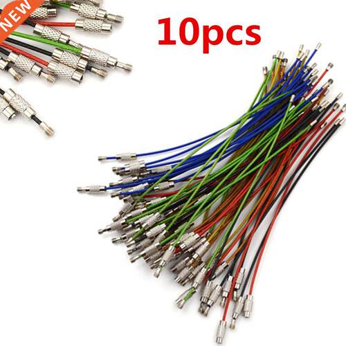 10pcs/lot 6 Colors Key Chin Rings Stinless Steel Wire Keyc
