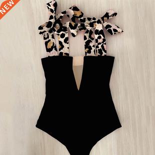 One Piece Swimsuit 2022 New Cute Swimwear Women Bow Swimwear