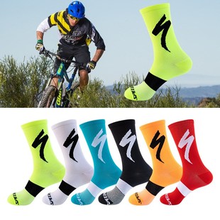 Men Sports Socks Riding Cycling Basketball Running Sports So