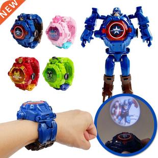 4 Style Spiderman Frozen Children's Watch Action Figures
