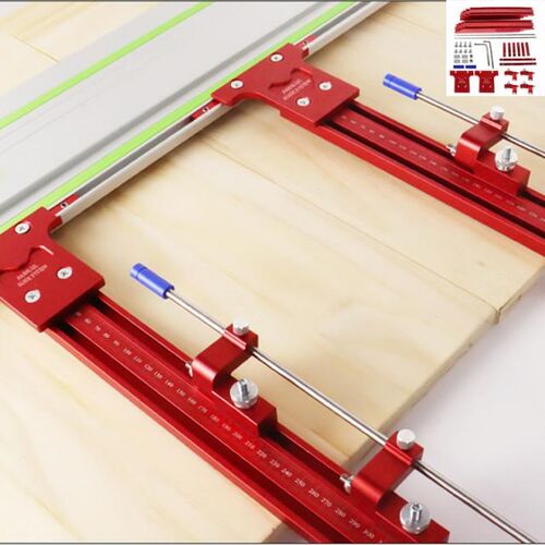 Woodworking Parallel Guide Rail System 1200mm T-Track for El