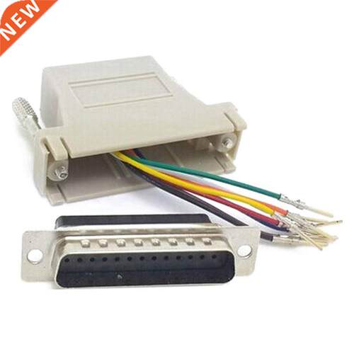 5 Pcs DB25 25Pin Mle to RJ45 Femle Modulr dpter Extende