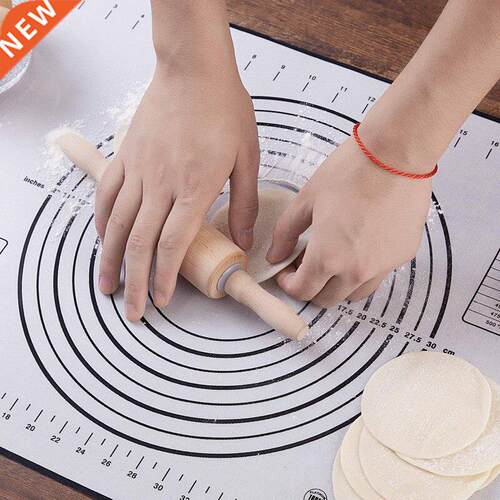 Kneng Dough Mat Silicone Baking Mat Pizza Dough Maker Pas