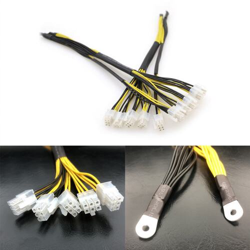1/5/8pcs 6Pin Connector Sever Power Cable 6Pin GPU Graphics