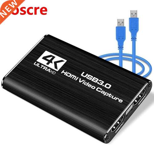 Audo Vdeo Capture Card,HDM USB3.0 4K 1080P 60Fps Relable