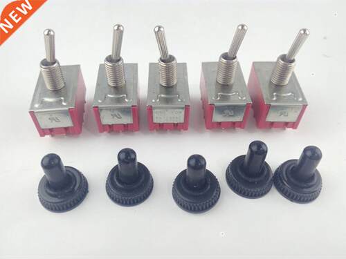 5pcs MTS-403 toggle switch four road 12 feet 2 hole 6mm togg
