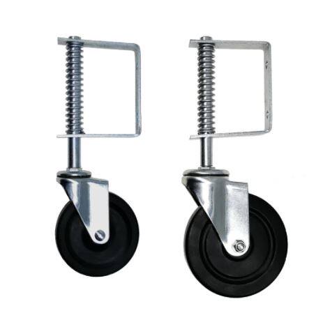 4/5 Inch Spring-loaded Casters Universal Wheel Gate Iron Fen