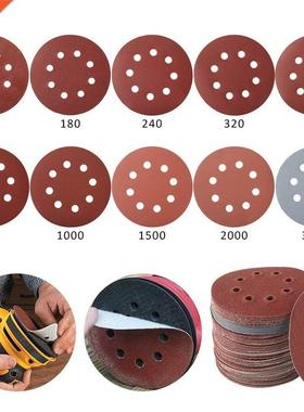 100 Pcs Sander Polishing Pad Sandpaper Round Shape Sanding D