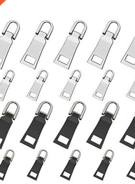 20 Pieces Zipper Pull Tabs Replacement Heavy Duty Zip Fixer