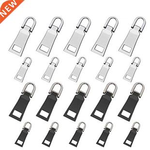 20 Pieces Zipper Pull Tabs Replacement Heavy Duty Zip Fixer