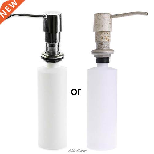 Plastic 300ml Bathroom Kitchen Sink Liquid Soap Dispenser Ho