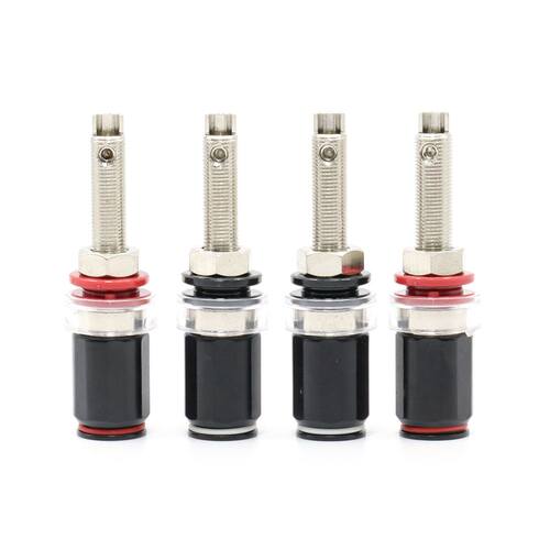 4Pcs Hi-End Rhodium plated short binding post ,speaker termi