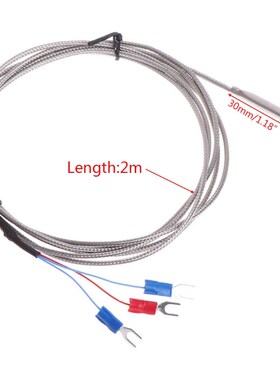 Stainless Steel RTD PT100 Temperature Sensor Thermocouple w