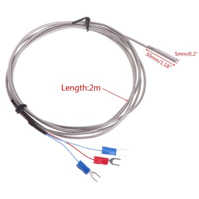 Stainless Steel RTD PT100 Temperature Sensor Thermocouple w