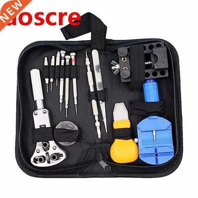 Black Multi-functional Canvas Watch Repair Portable Tool Bag
