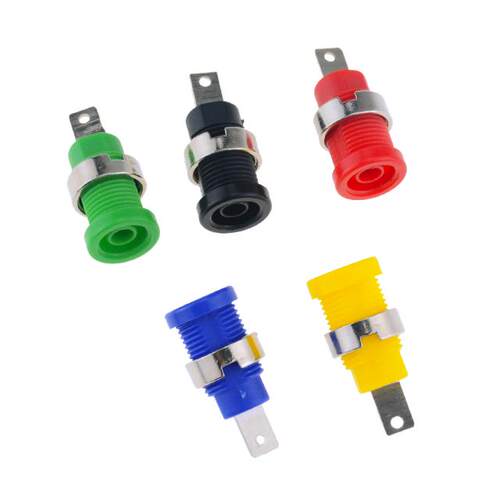 5PCS Opening 12mm 4mm Banana Socket Panel Test Socket Safety