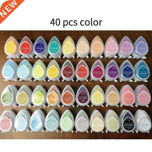 40pcs Colors nk Pad  Scrapbookng Stamp nkpads Vntage