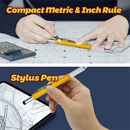 7 In1 Multifunction Handheld Screwdriver Tool Ballpoint Pen