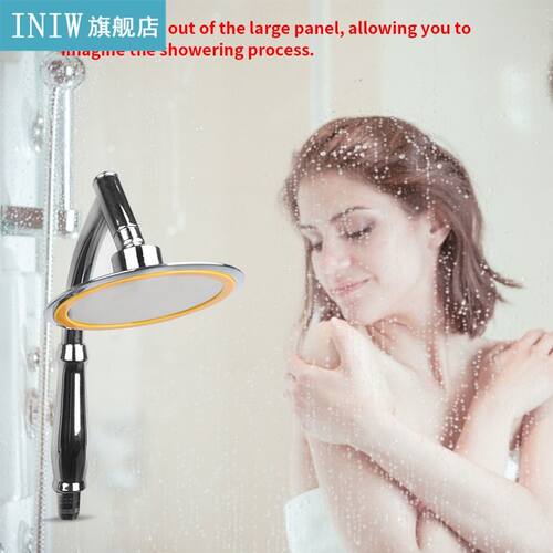 RecabLeght Adjustable Rainforest Shower Head 6inch Handheld