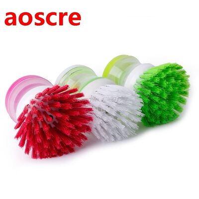 Kitchen Wash Tool Pot Dish Plastic Brush with Washing Up Liq