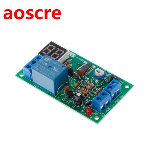 DC 12V Delay Relay Delay Turn off Switch Module with Led Tim