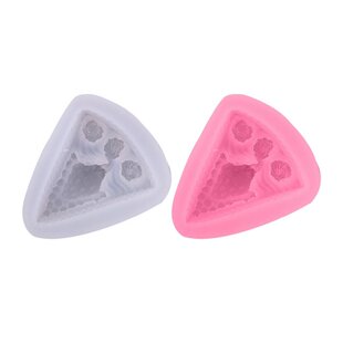 Food-grade Silicone Sugarcraft Mould Strawberry Cake Slice S