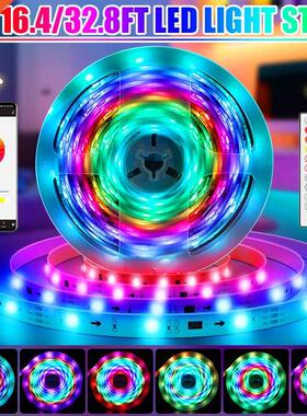 5M 10M WIFI 5050 Lights Lighting RGB 40Keys Control LED PLUG