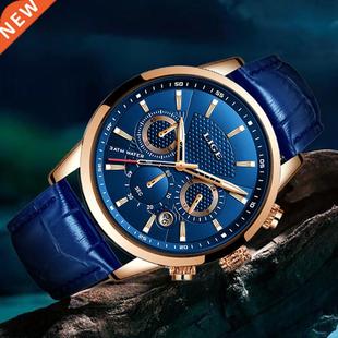LIGE 2020 New Watch Men Fashion Sport Quartz Clock Mens Wat