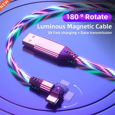3A Fast Charging TYPE-C Charger Cable 180 Degree Bending Str