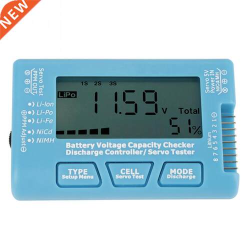LCD Battery Voltmeter Balance Discharge Meter Battery Balanc
