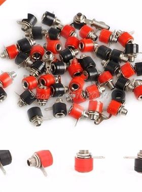 50Pcs m Banana Panel Socket Test Probe Bndng Post Nut Pl
