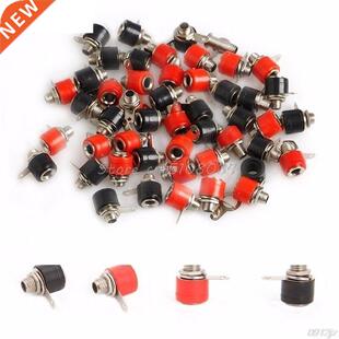 50Pcs m Banana Panel Socket Test Probe Bndng Post Nut Pl