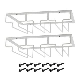 Wine Gl Rack Under Cabinet Hanging Stemware Rack, Metal Wine