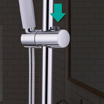 19/22/25mm ABS Shower Head Rail Slider Holder Rack Bracket A