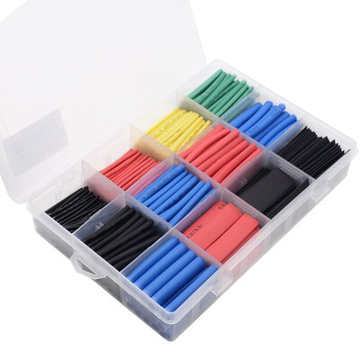 560Pcs/box Heat Shrink Tubing 21 Electrical Wire Cable Wrap